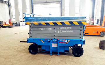 苏州客户定制鑫坤宇半自动升降平台